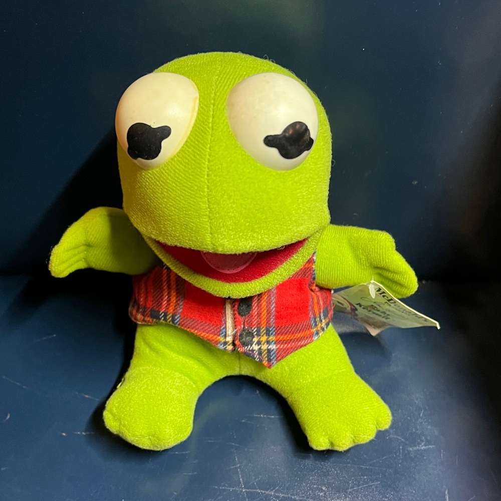 1987 or 1988 McDonald's "Baby Kermit" from the Muppet Babies franchise,